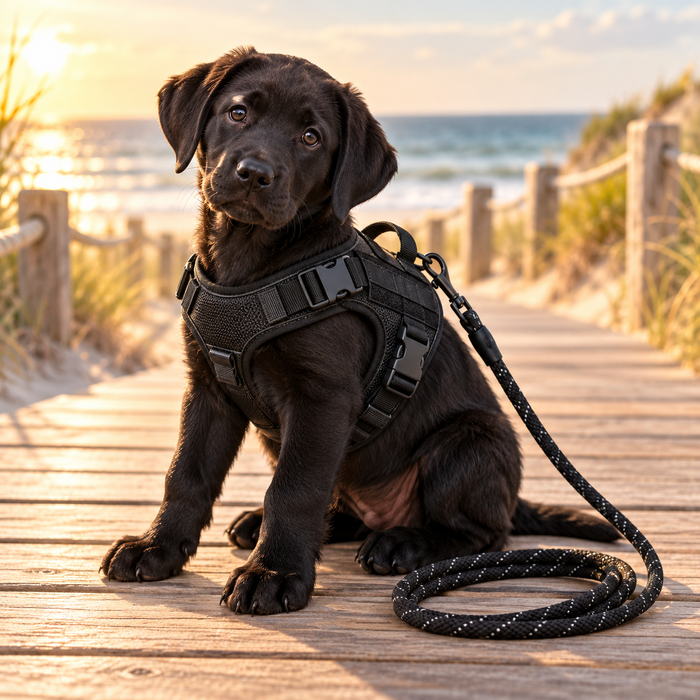 Puppy Stash Adventure Pro Harness + Leash Set