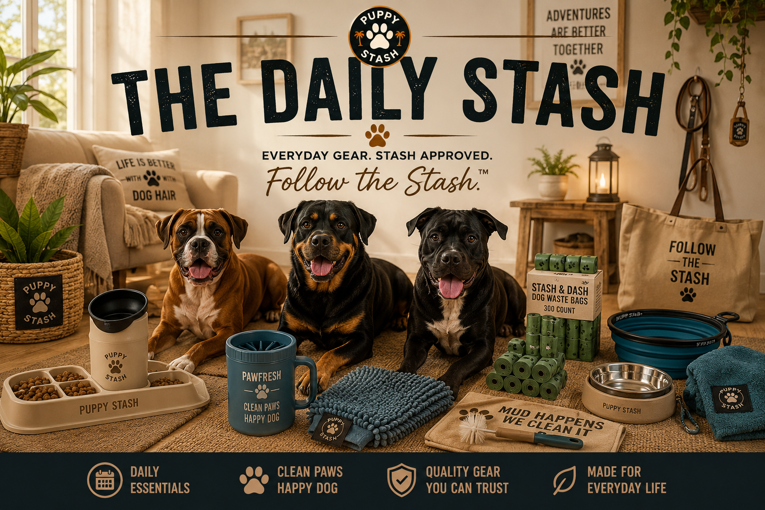 🐾 The Daily Stash