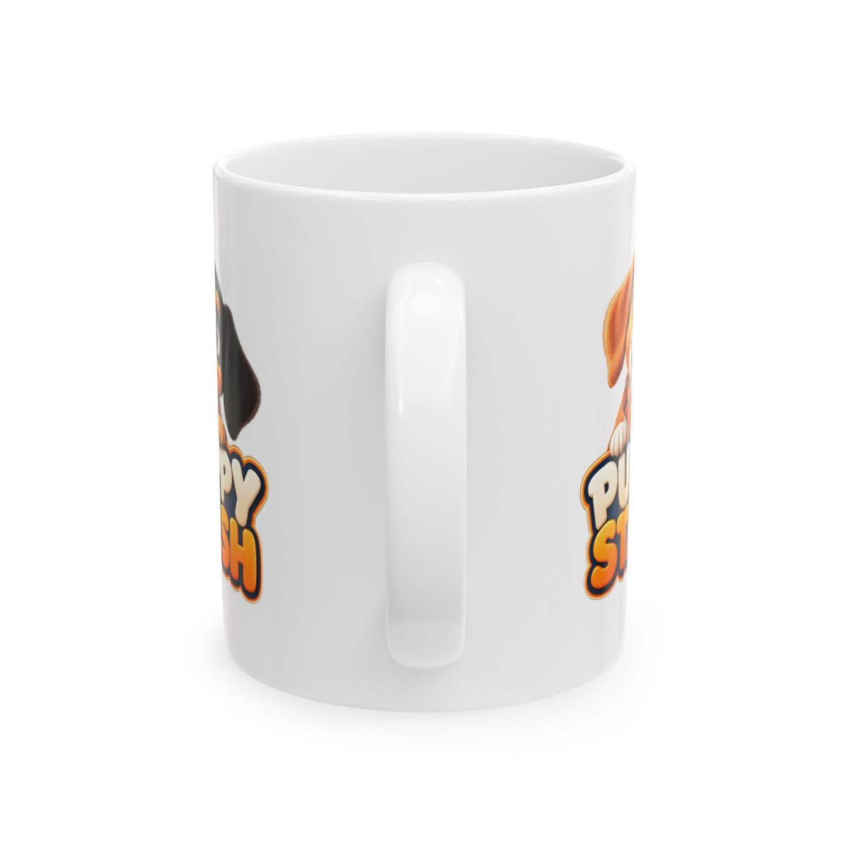 Puppy Stash Good Dogs Ceramic Mug — Crunchy & Munchy — product view 4