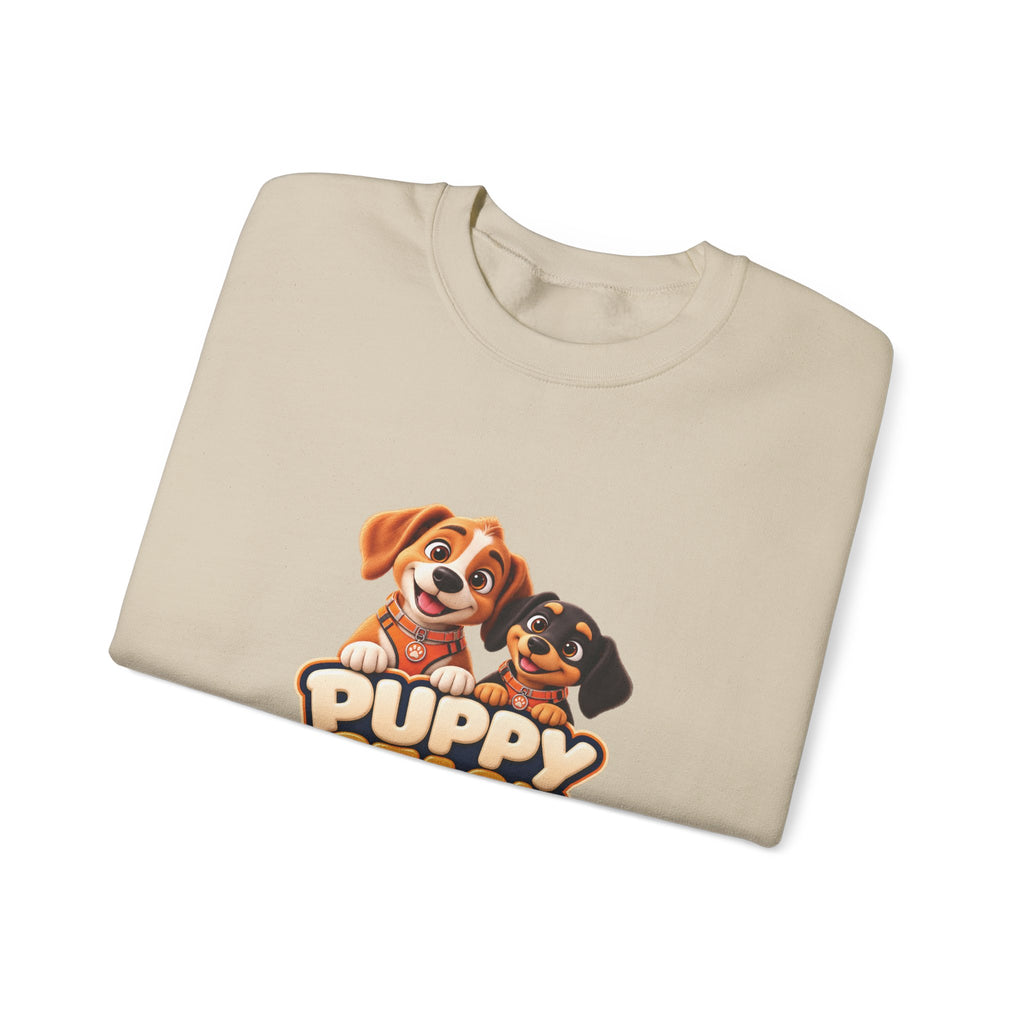 Puppy Stash Cream Stash Crew Sweatshirt — Crunchy & Munchy — product view 4