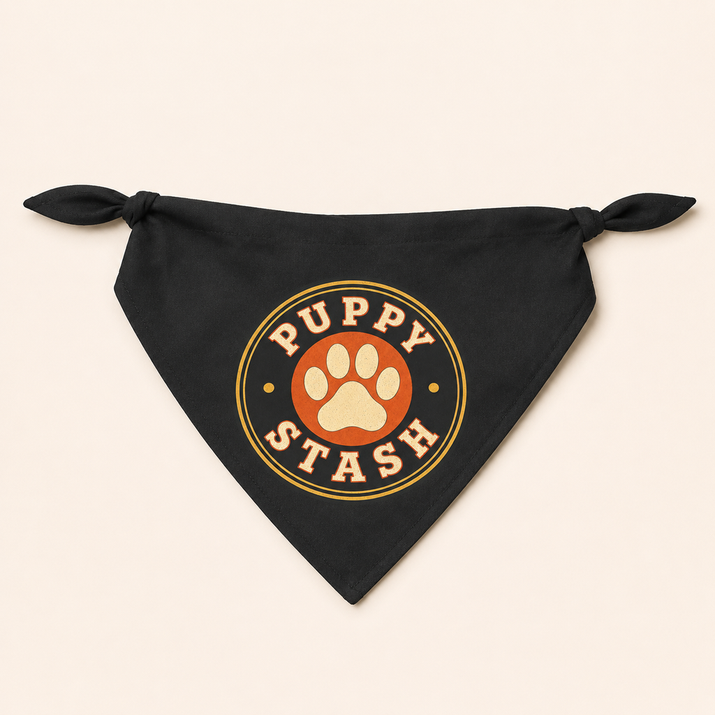 Puppy Stash Classic Logo Bandana