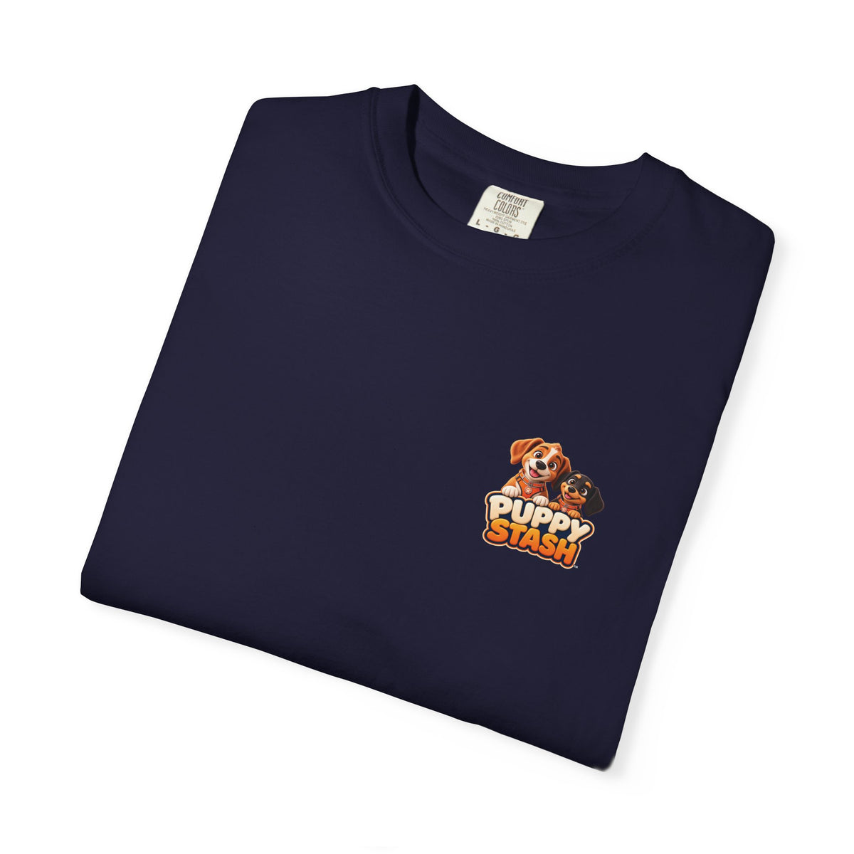Puppy Stash™ Sunset Crew Tee — Crunchy & Munchy