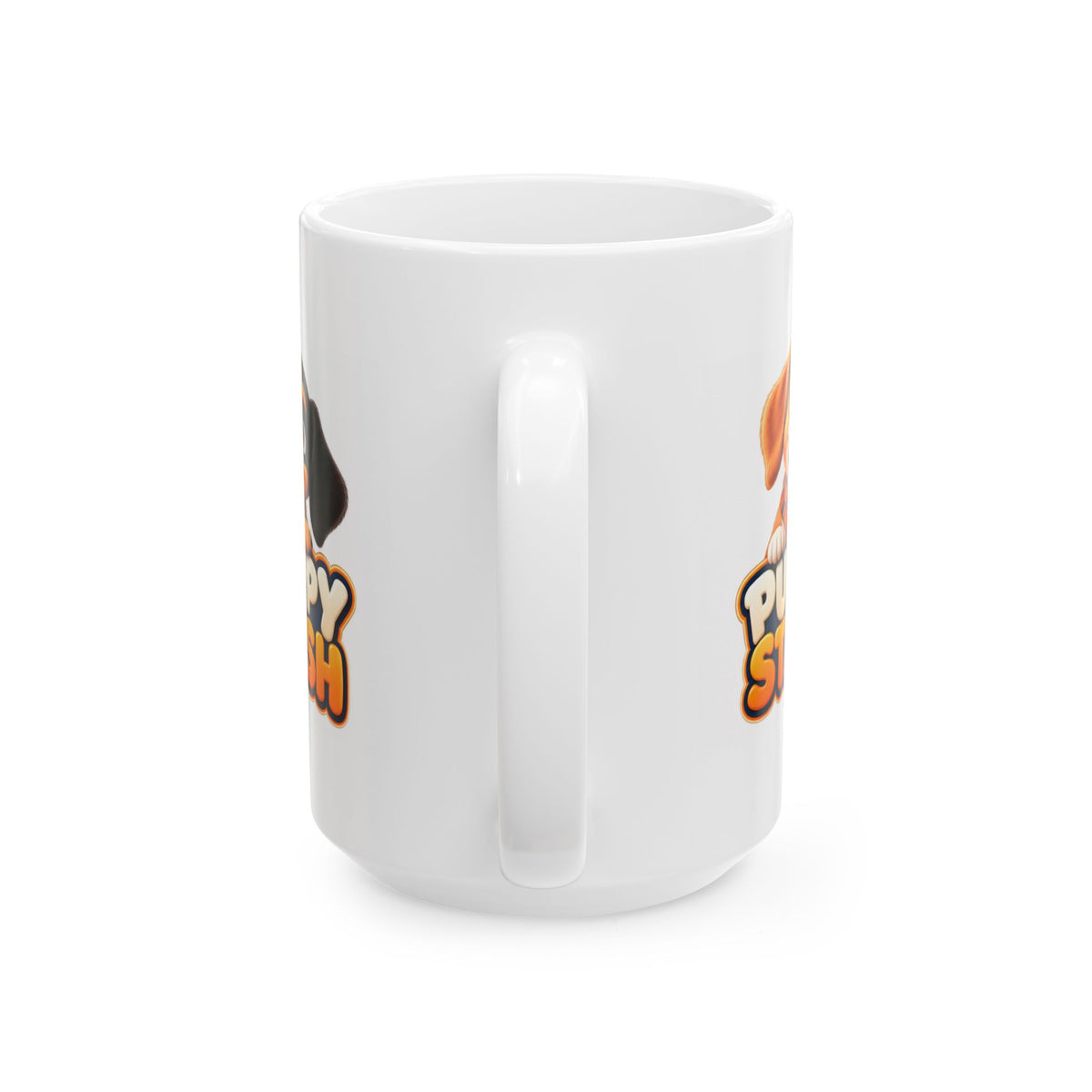 Puppy Stash Good Dogs Ceramic Mug — Crunchy & Munchy — product view 7