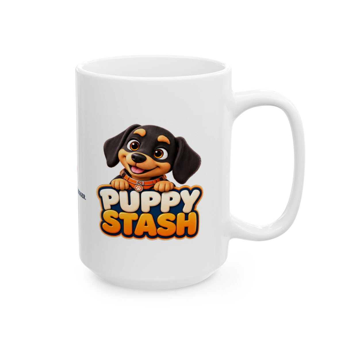 Puppy Stash Good Dogs Ceramic Mug — Crunchy & Munchy — product view 9