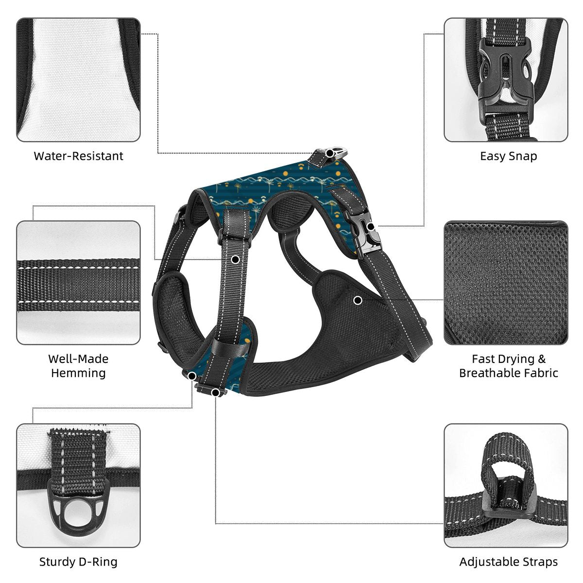 Puppy Stash Coastal Adventure Harness