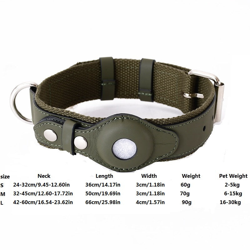 StashTrack AirTag-Compatible Dog Collar