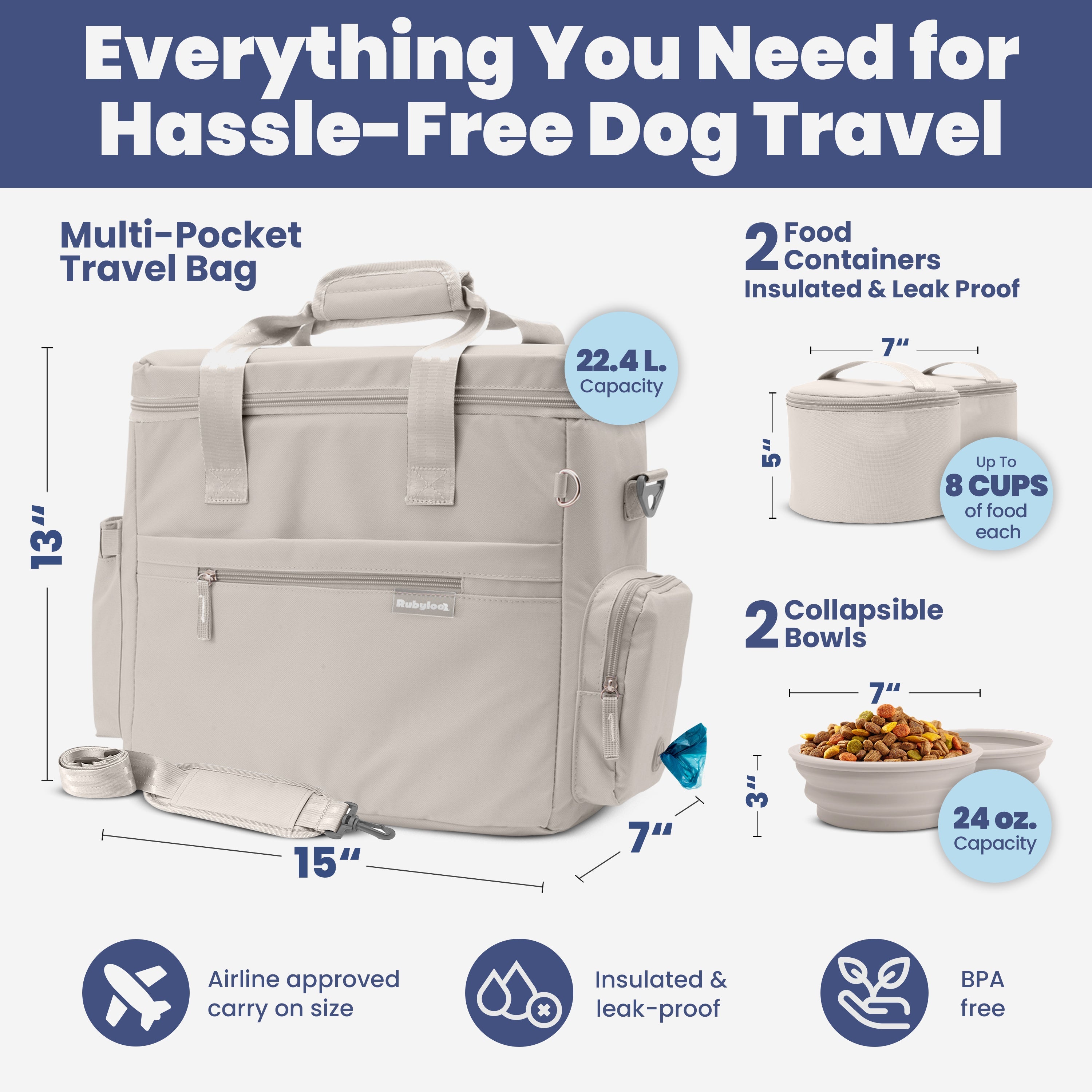 The Puppy Stash™ Adventure Bag