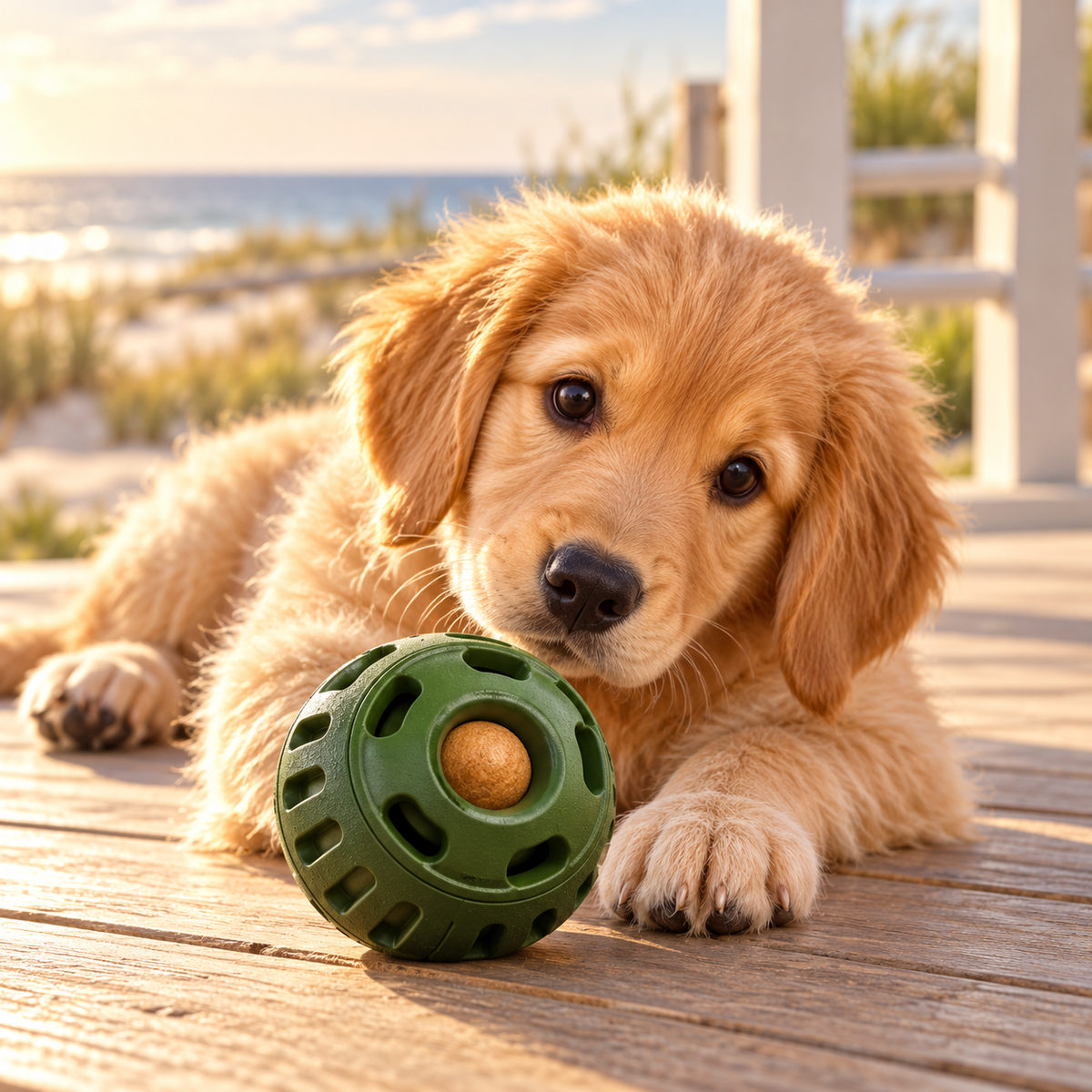 Woof Pupsicle — Refillable Enrichment Treat Toy, Large
