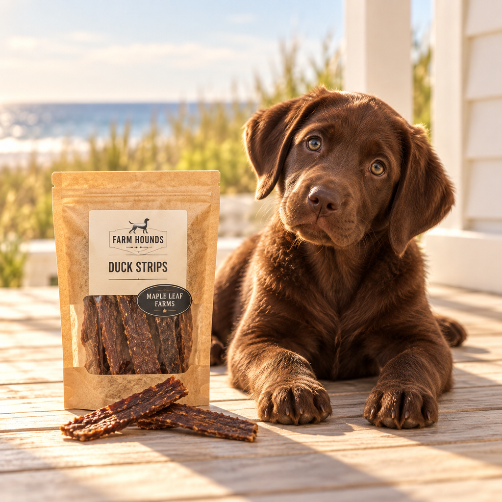 Farm Hounds Duck Strips — Whole-Prey Dog Treats (4.5 oz)
