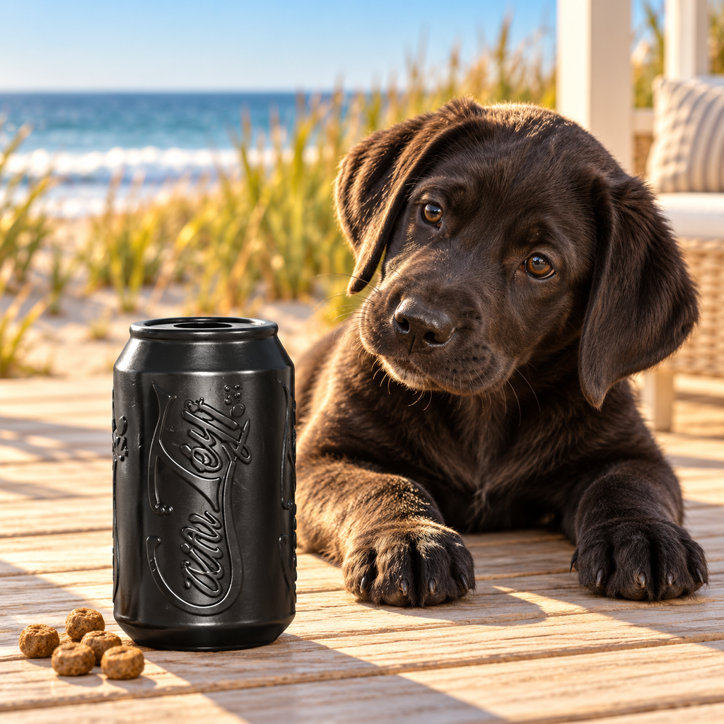 Puppy Stash Magnum Can Chew Toy by SodaPup — Tough Treat-Stuffable