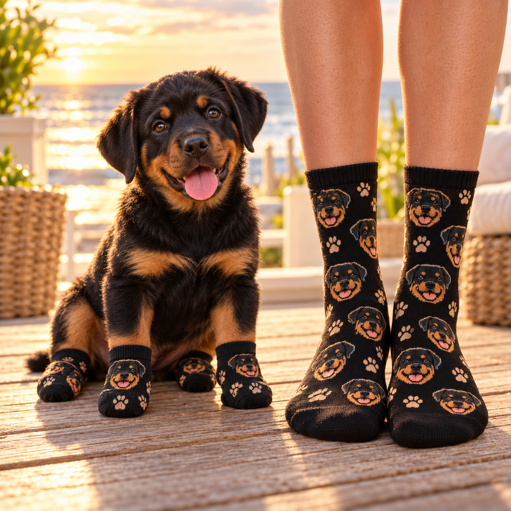 Pack Socks — Matching Dog + Owner Sock Set
