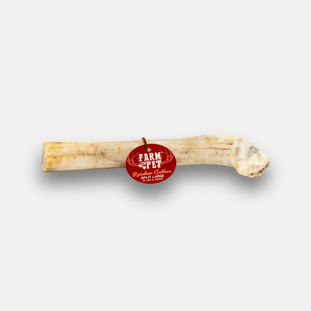 Farm to Pet Reindeer Antler Chews — Natural Long-Lasting Dog Chew