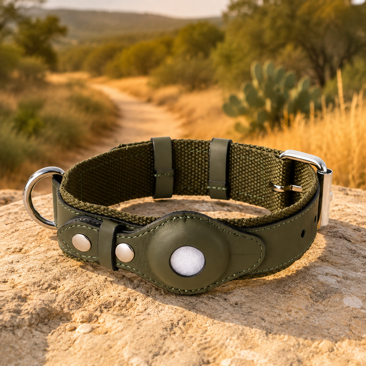 StashTrack AirTag-Compatible Dog Collar