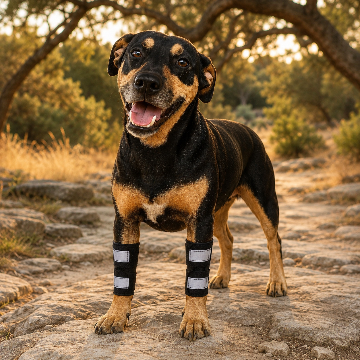 NeoAlly Front-Leg Support Braces — Pair
