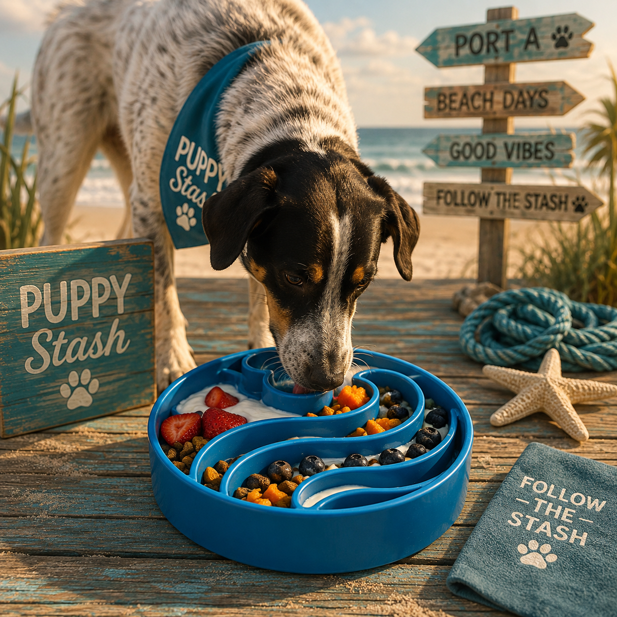 The Puppy Stash™ Tidal Bowl