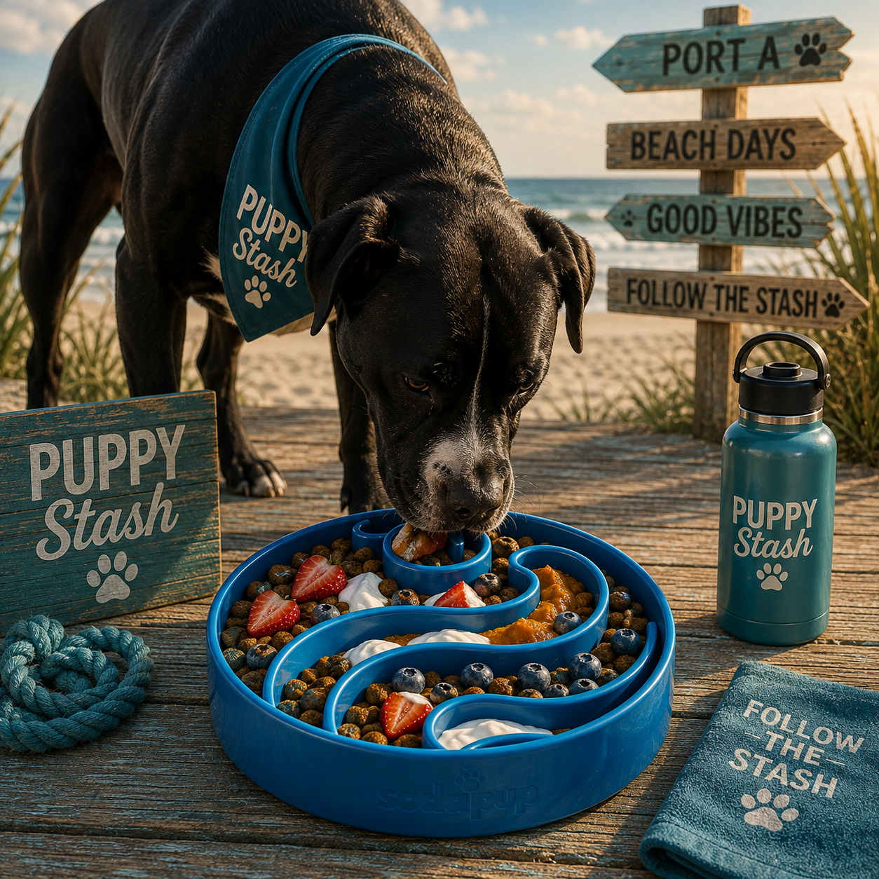 The Puppy Stash™ Tidal Bowl