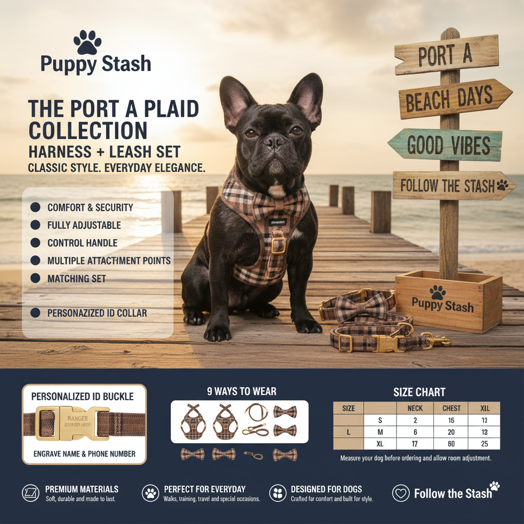 The Port A Plaid Walk Set