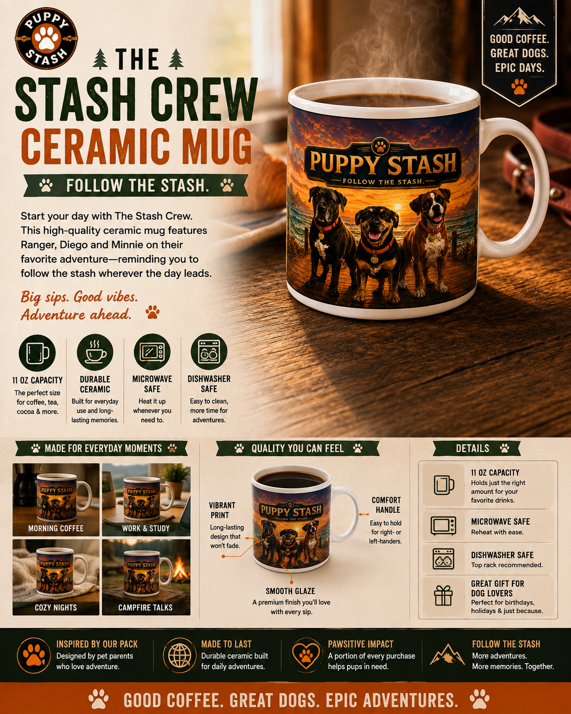 The Stash Crew Ceramic Mug