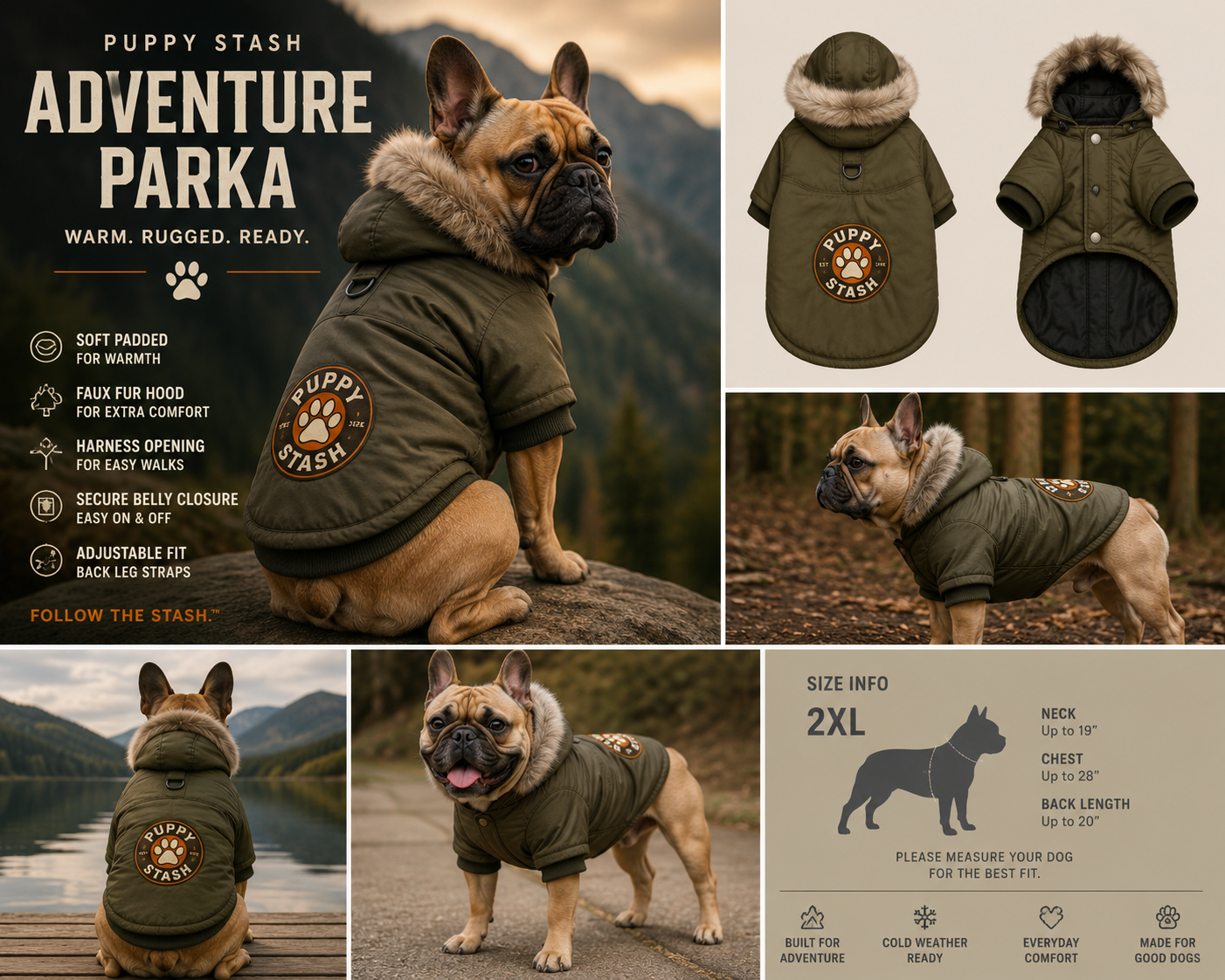 The Stash Parka™ — Adventure Dog Jacket