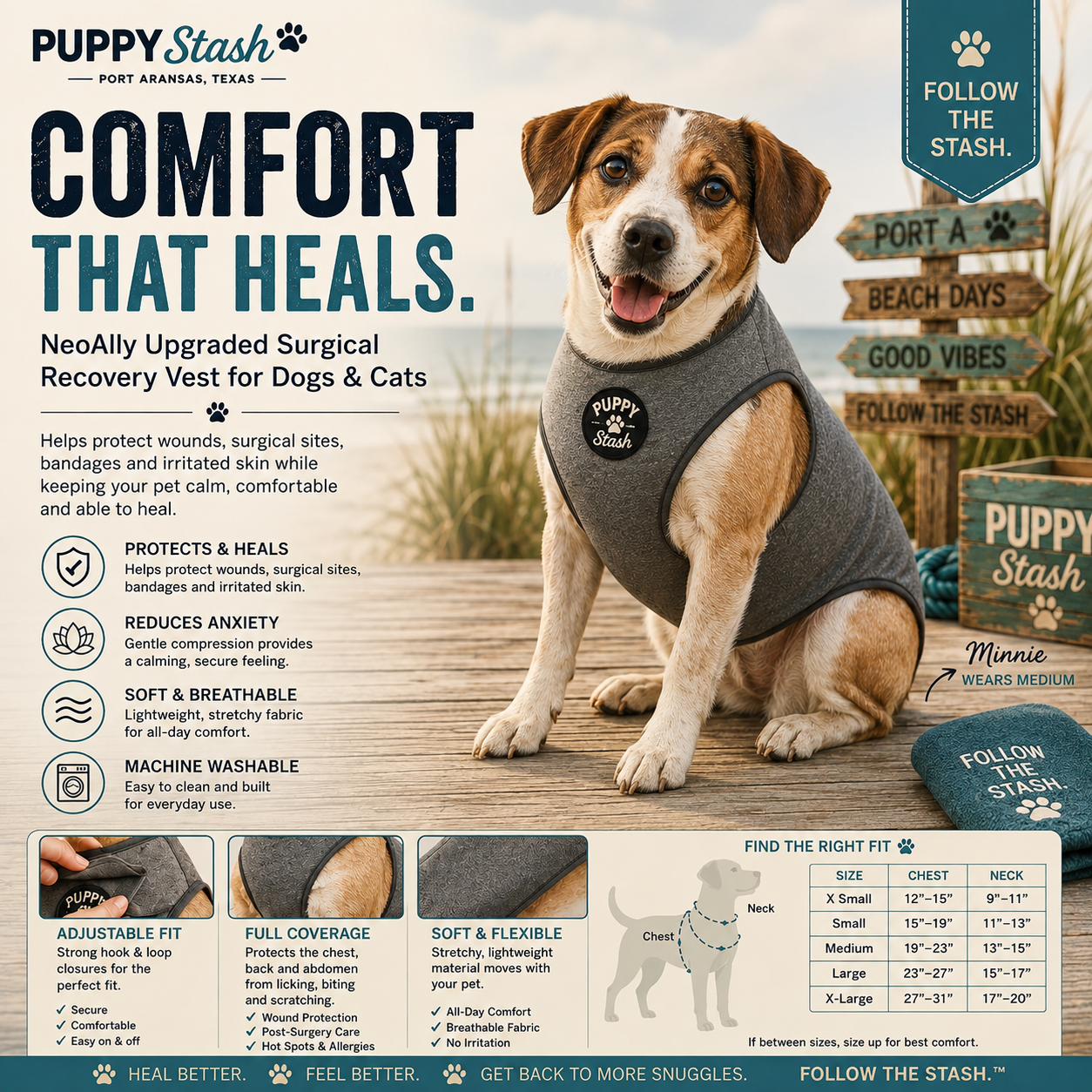 The Puppy Stash™ Recovery Wrap — by NeoAlly