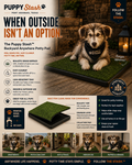 Puppy Stash Backyard Anywhere dog potty pad