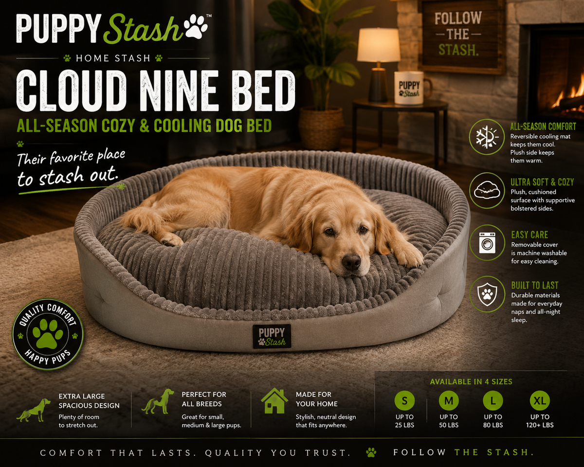 Puppy Stash Cloud Nine all-season dog bed