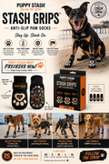 Stash Grips™ — Anti-Slip Paw Socks | 4 Pack