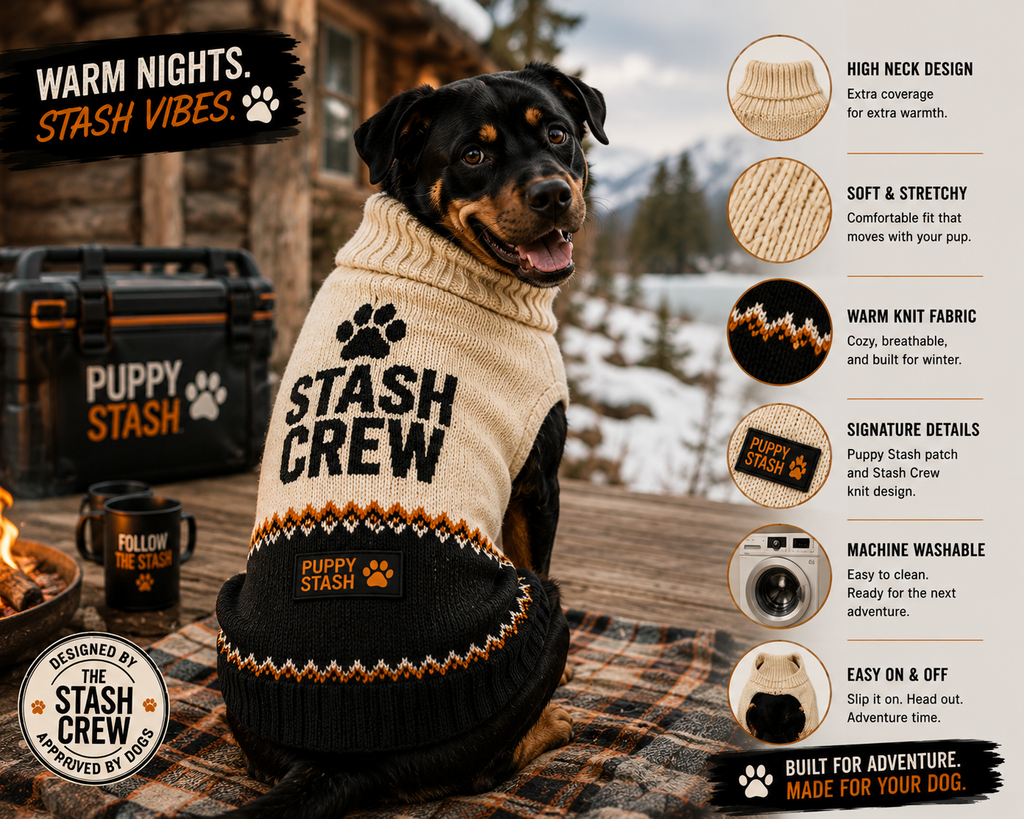 Stash Sweater™ — Winter Crew Dog Sweater