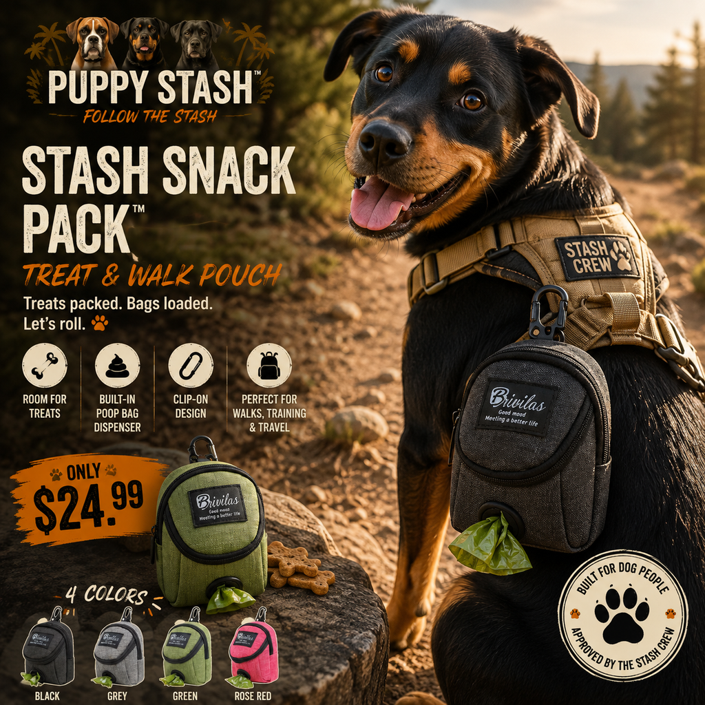 Stash Snack Pack™ — Treat & Walk Pouch