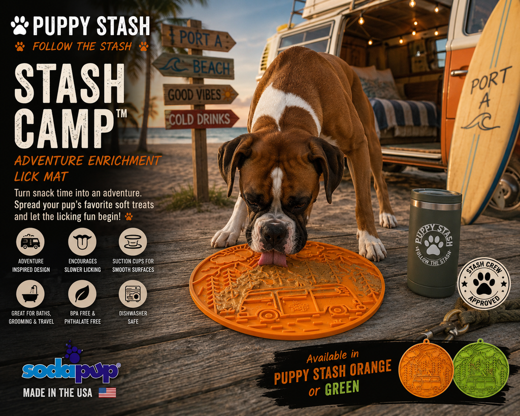 Stash Camp™ — Adventure Enrichment Lick Mat