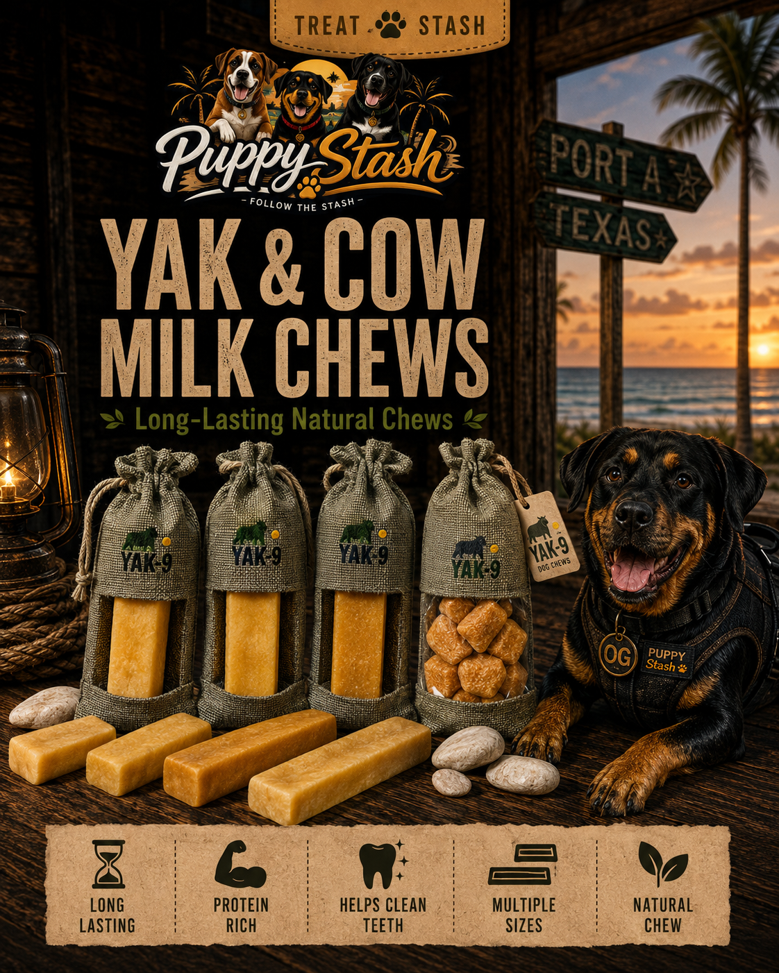 Yak9 Yak & Cow Milk Chews — Long-Lasting Natural Dog Chews