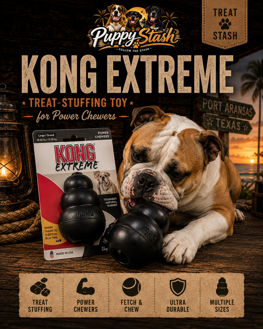 KONG Extreme treat-stuffing dog toy