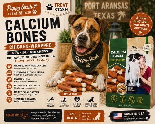 Chicken-Wrapped Calcium Bones — Rawhide-Free Dog Chews