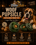 Woof Pupsicle — Refillable Enrichment Treat Toy, Large