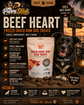 West Paw freeze-dried beef heart dog treats