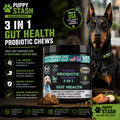 Puppy Stash gut health probiotic chews for dogs