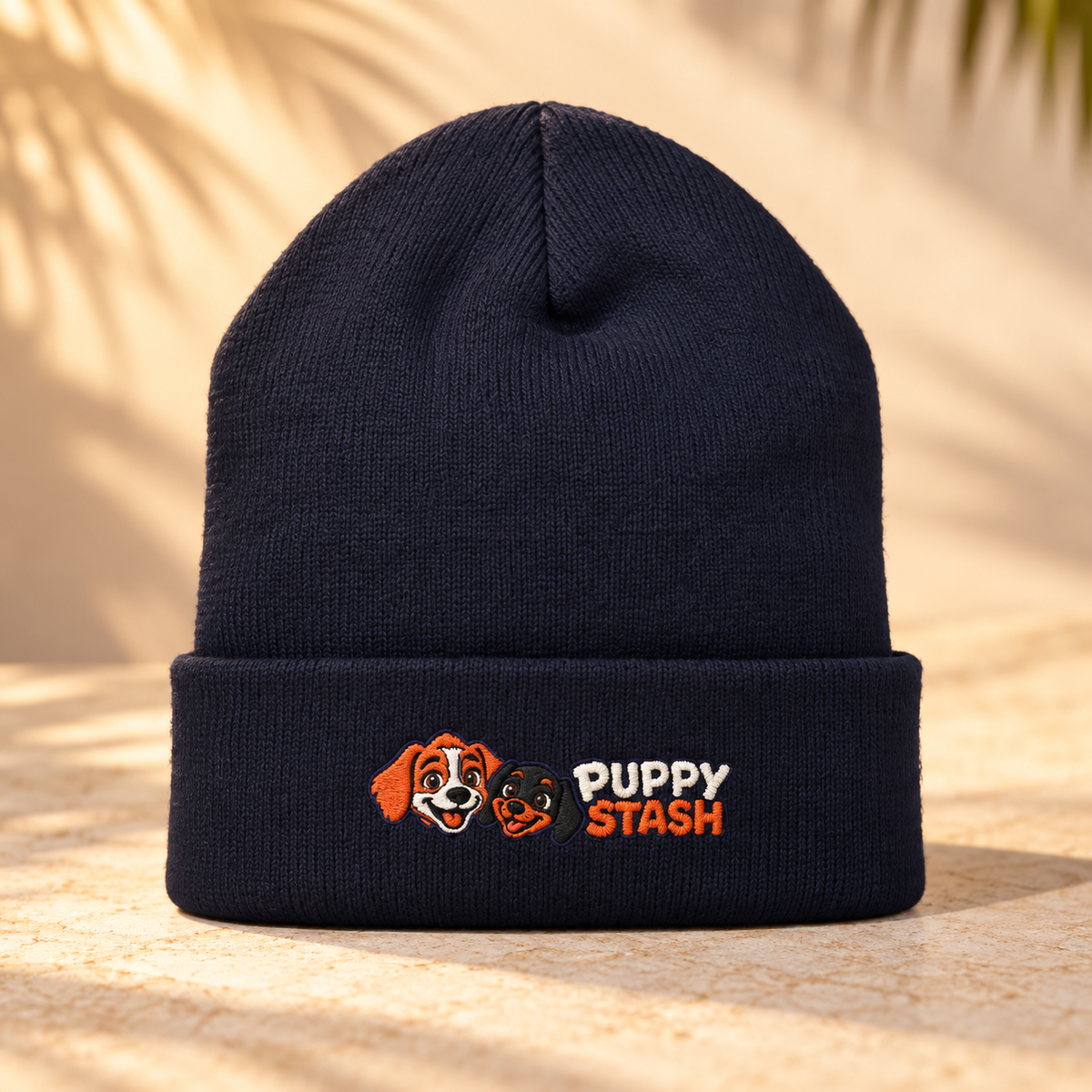 Puppy Stash™ Stash Crew Beanie — Crunchy & Munchy
