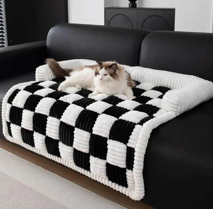 Cozy Plush Pet Bed — Soft Thickened Cushion for Dogs & Cats