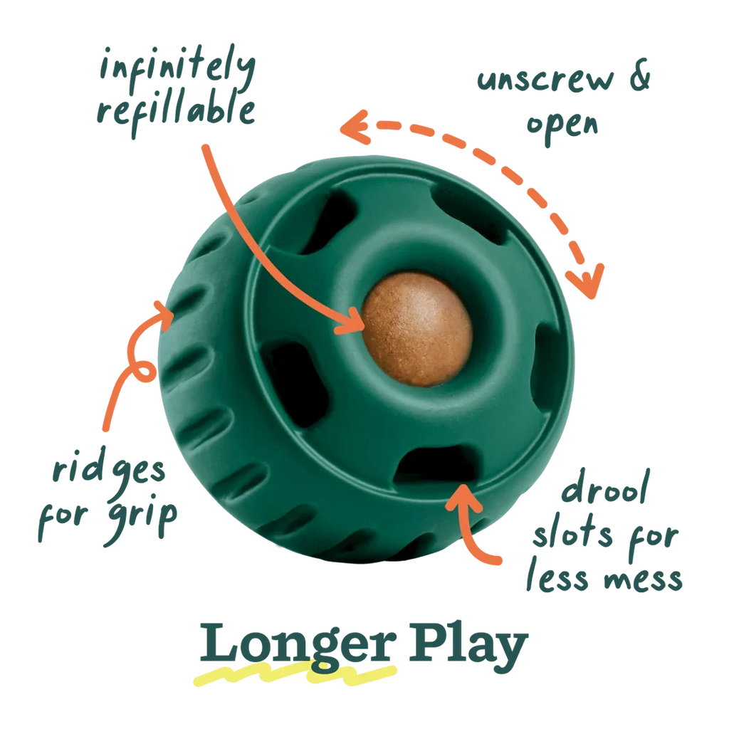 Woof Pupsicle — Refillable Enrichment Treat Toy, Large