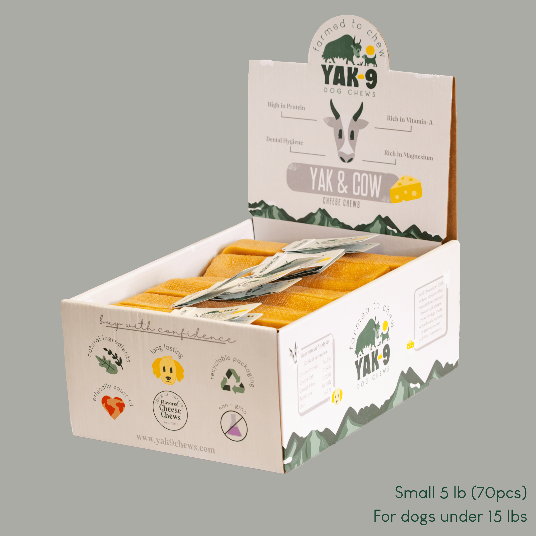 Yak9 Yak & Cow Milk Chews — Long-Lasting Natural Dog Chews