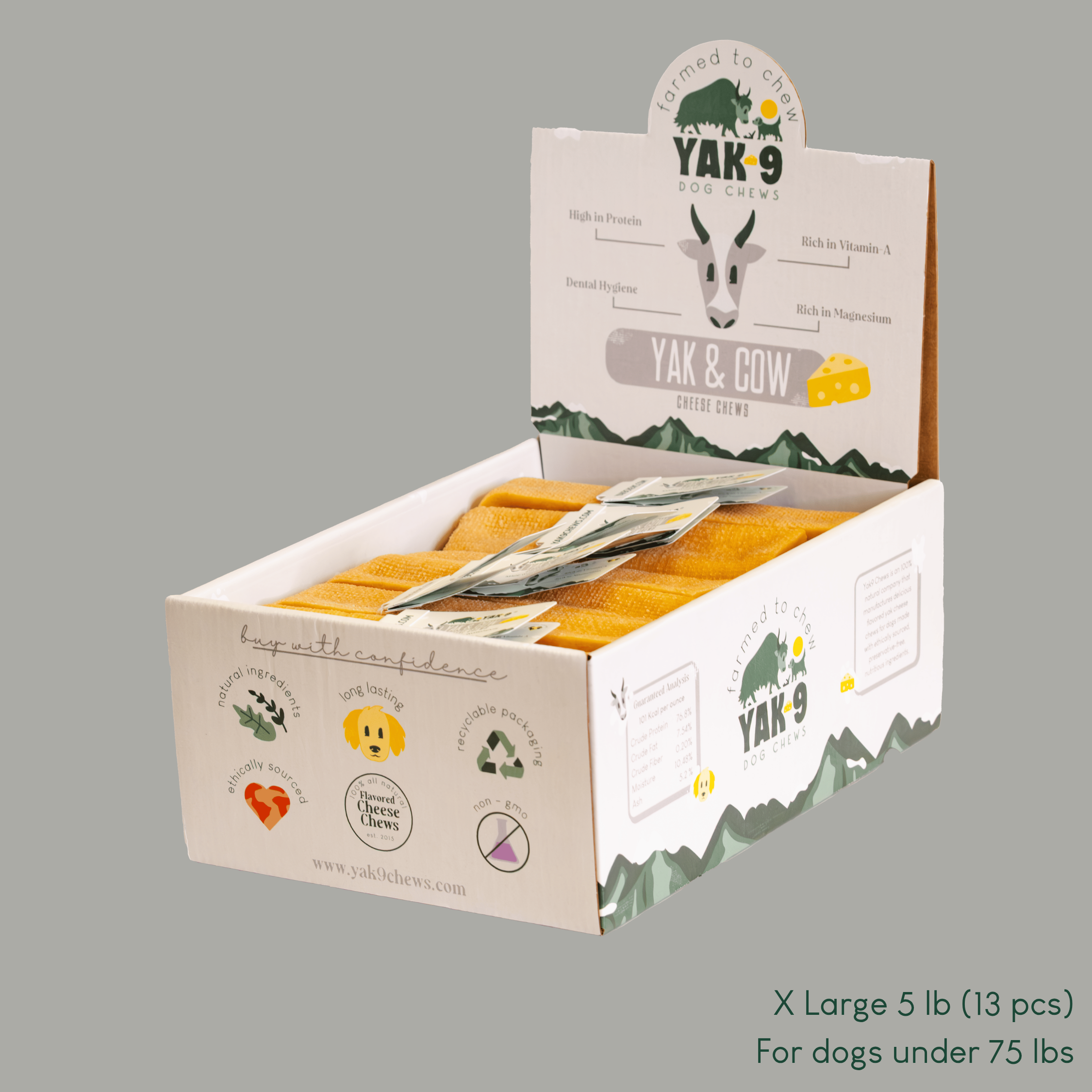 Yak9 Yak & Cow Milk Chews — Long-Lasting Natural Dog Chews