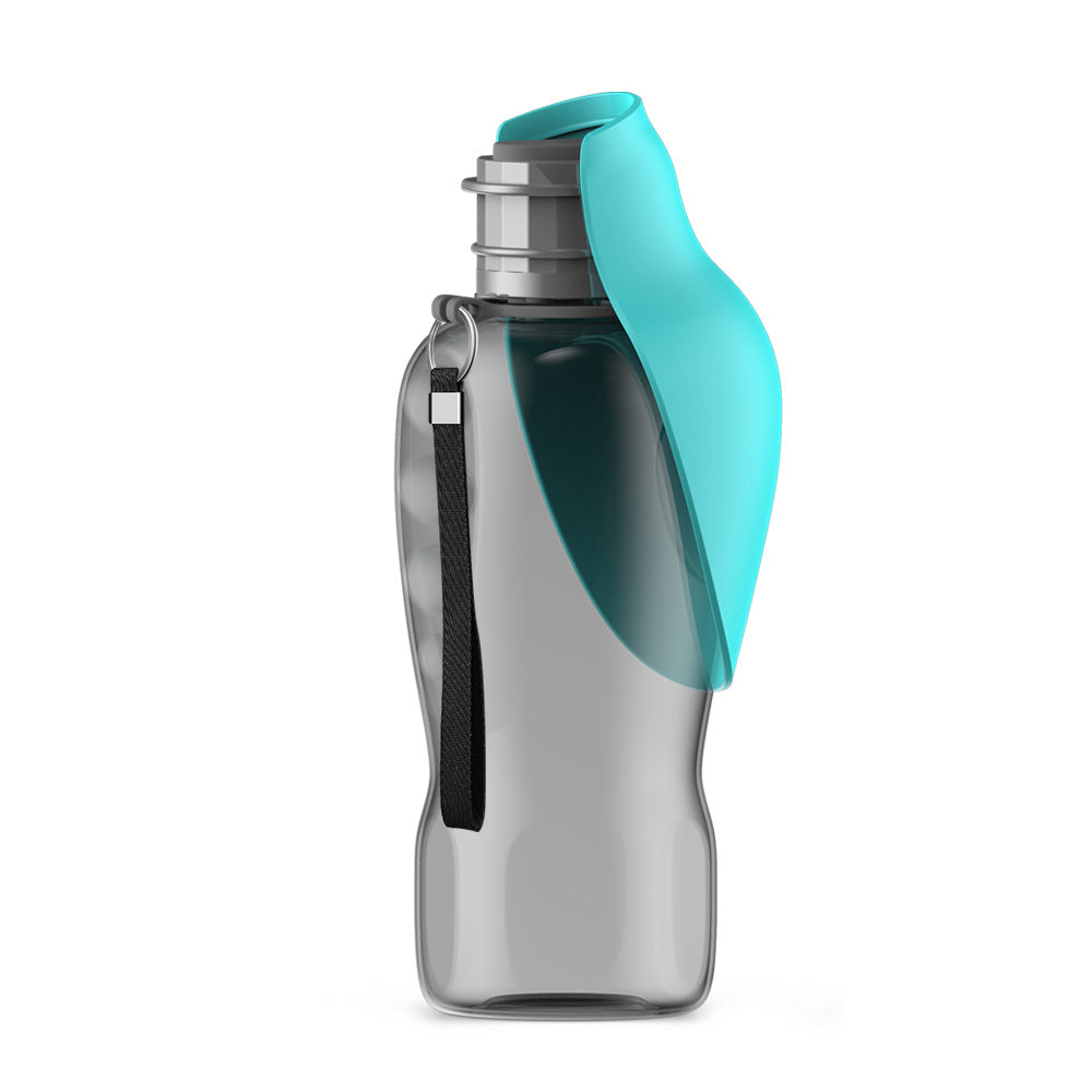TrailSip 800ml Dog Water Bottle + Fold-Out Bowl
