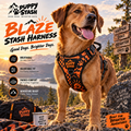 Blaze Stash Harness orange and black adventure display