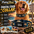 Coastal Stash Collar branded adventure product display
