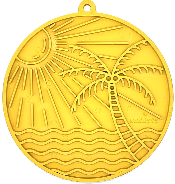Stash Beach™ — Sun n’ Sea Enrichment Lick Mat by SodaPup