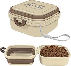 The Stash & Go™ 2-in-1 Travel Bowl