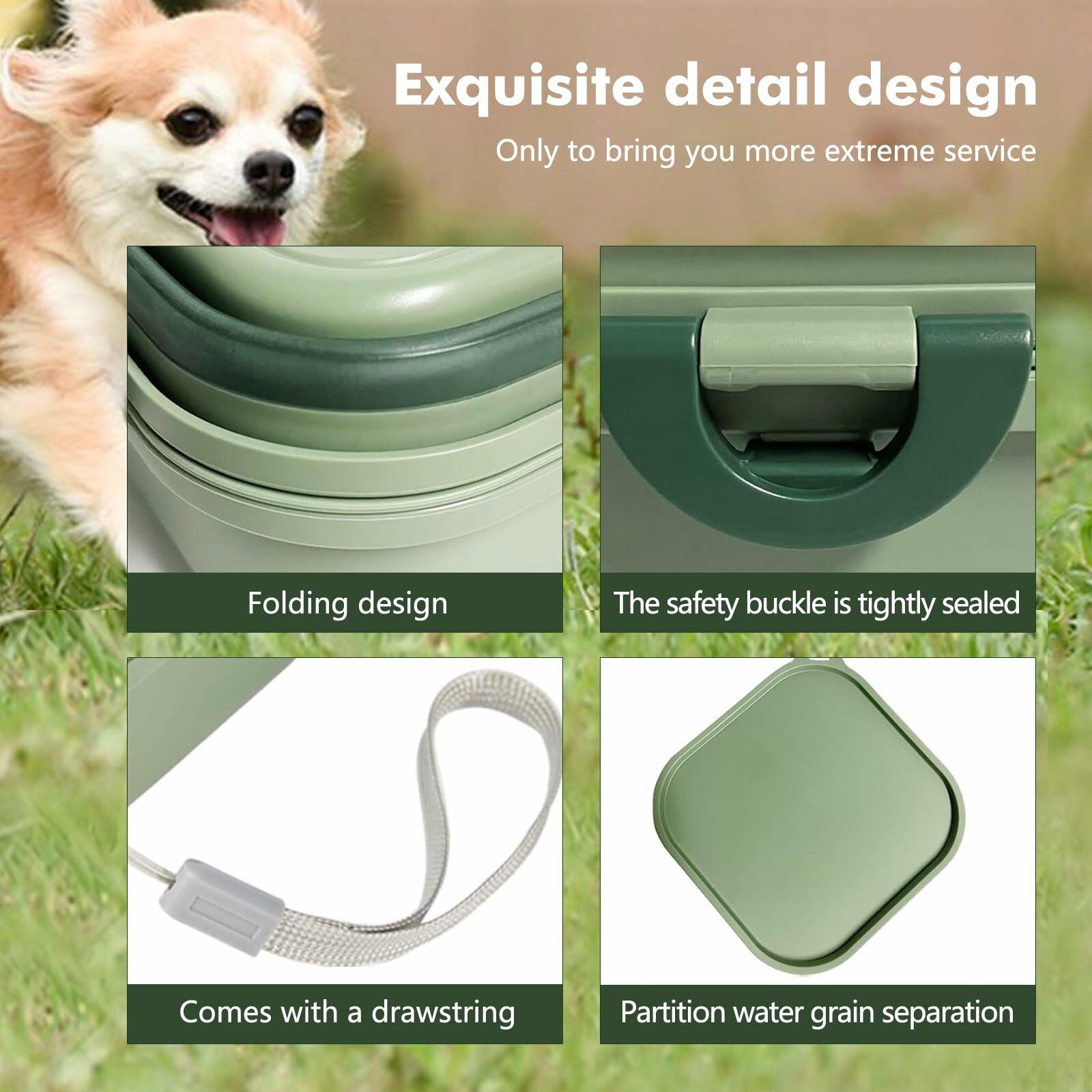The Stash & Go™ 2-in-1 Travel Bowl