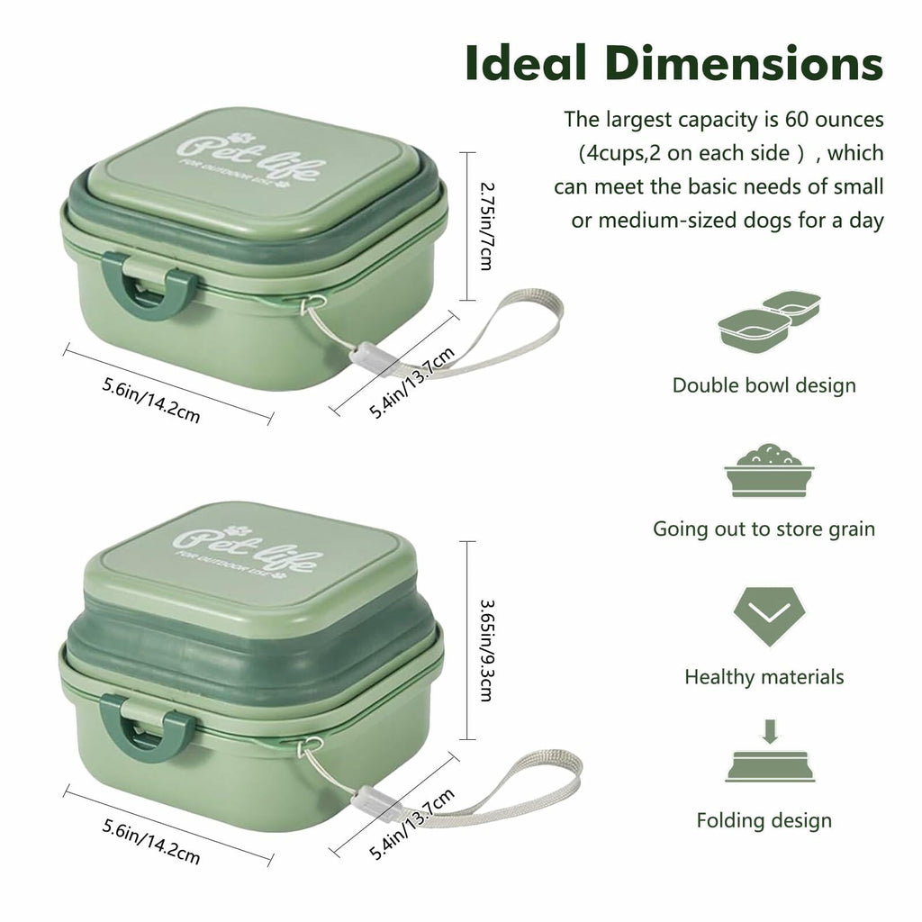 The Stash & Go™ 2-in-1 Travel Bowl