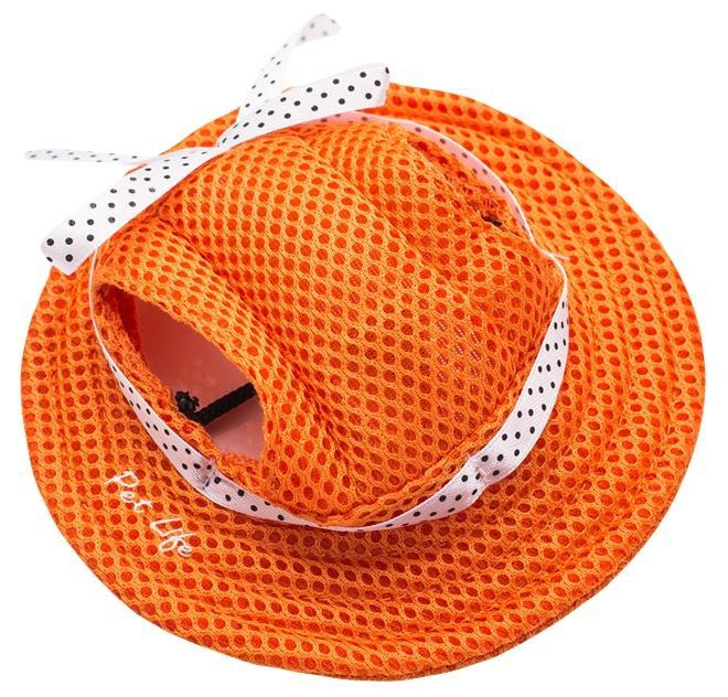 Pet Life Sea Spot Sun Dog Hat — Breathable Brimmed Cap
