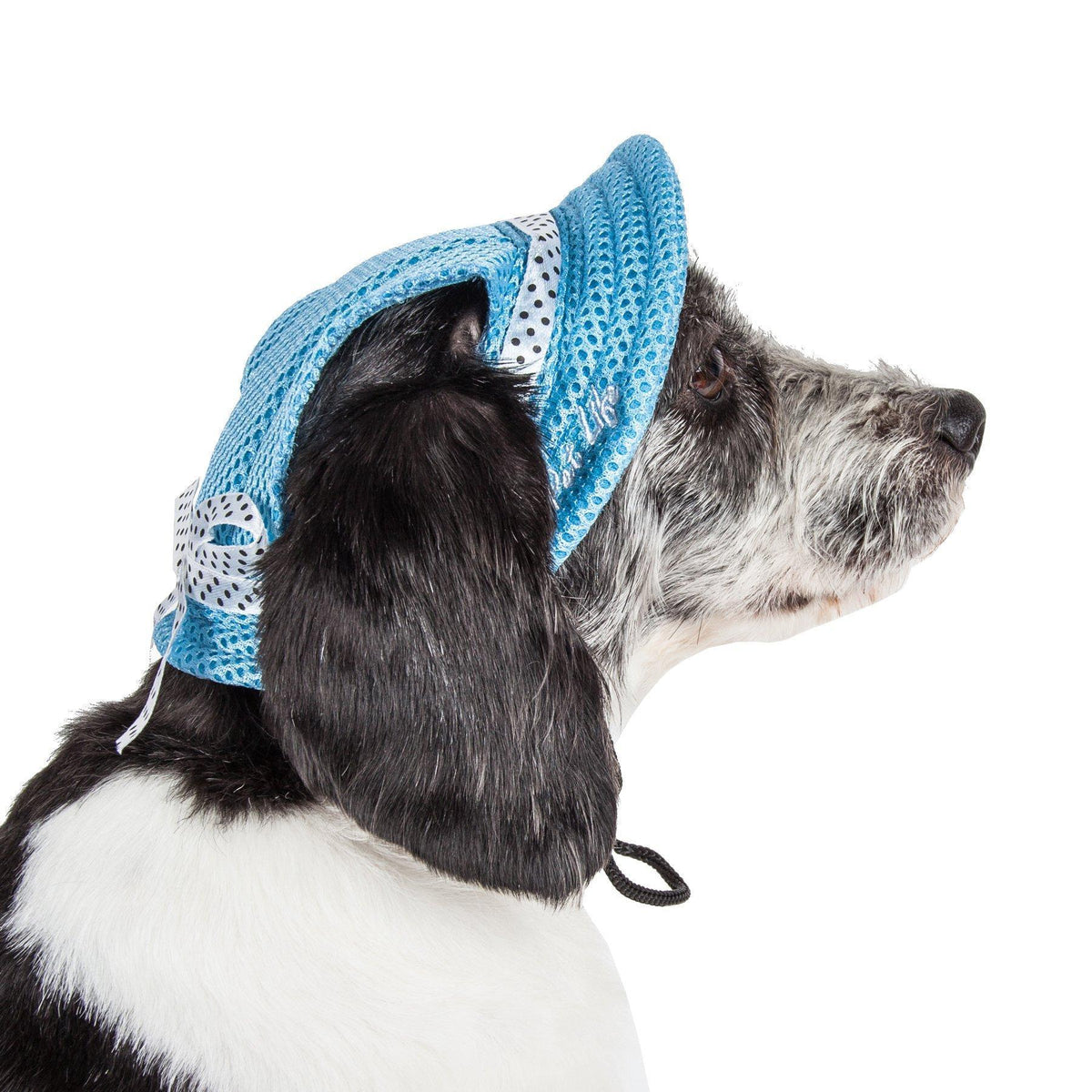 Pet Life Sea Spot Sun Dog Hat — Breathable Brimmed Cap